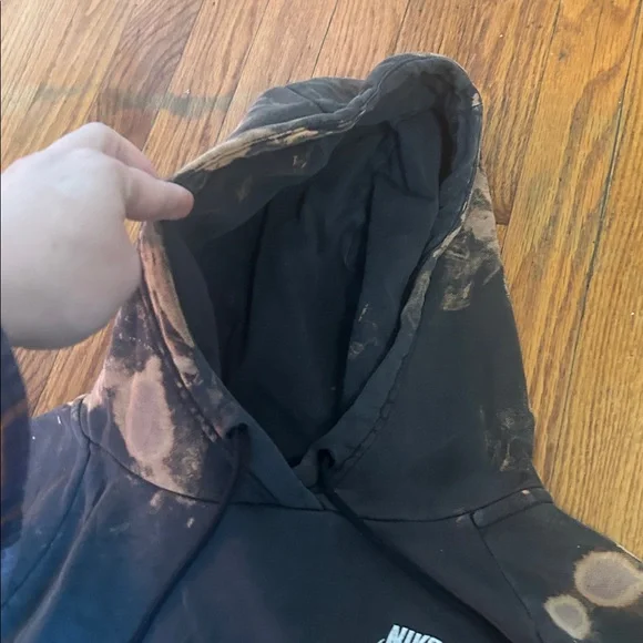🫟Nike Black & Tan Tie-Dye Hoodie - Picture 4 of 6